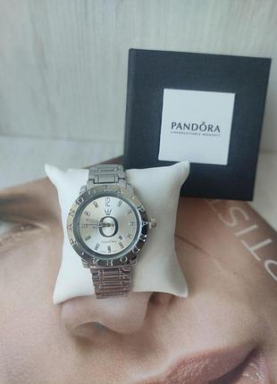 Годинник наручний pandora в коробці silver