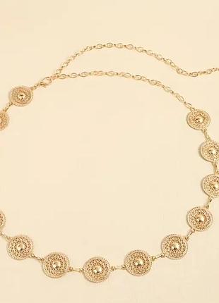 Пояс цепочка daisy gold 3