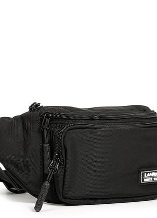 Podium сумка чоловіча на пояс нейлон lanpad 3002 black