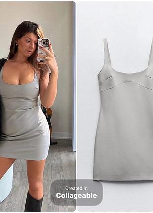 Стильное платье от zara. 6