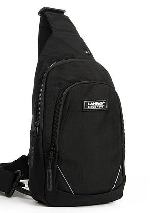 Podium сумка мужская на плечо нейлон lanpad 8805 black мал