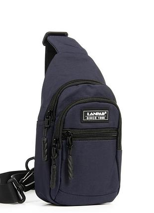 Podium сумка чоловіча на плечо нейлон lanpad a65365 blue мала