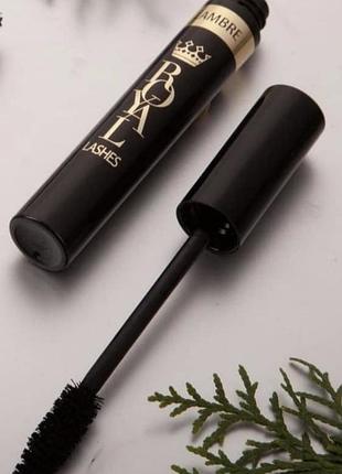 Тушь для экстремального объёма и удлинения lambre royal lashes 9 ml