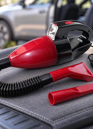 Автомобільний пилосос car vacuum cleaner / пилосос з підсвічуванням / пилосос від прикурювача