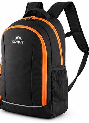 Универсальный рюкзак 20 л crivit wander-rucksack — городской и спортивный, черный