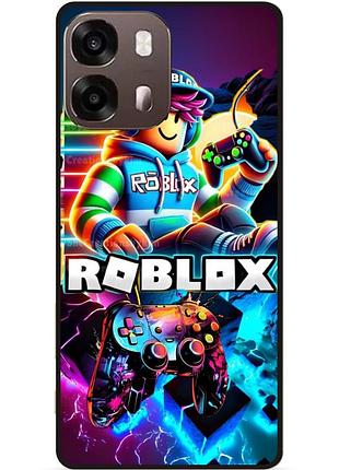 Силиконовый чехол для oppo a6s с рисунком roblox игра в кальмара роблокс