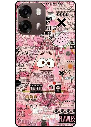 Силіконовий чохол для oppo a6s з малюнком губка боб sponge bob
