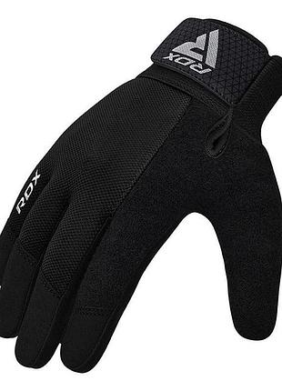 Перчатки для фитнеса rdx w1 full finger plus black xl 2