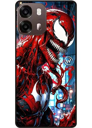 Чехол силиконовый бампер для oppo a6s с рисунком веном venom карнаж