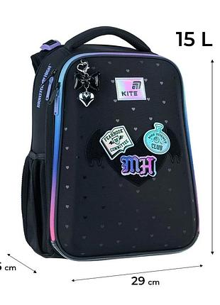 Рюкзак школьный каркасный kite education monster high mh26-531m