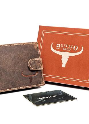 Гаманець чоловічий buffalo wild rm-05l-baw-t-1495 brown