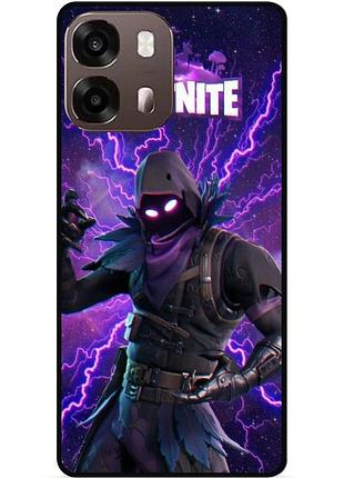 Силиконовый чехол бампер для oppo a6s с картинкой fortnite фортнайт