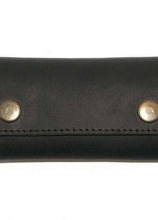 Кожаная ключница dnk leather keys-s черная