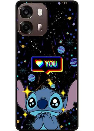 Силіконовий бампер чохол для oppo a6s стіч stitch