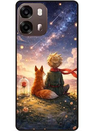 Силіконовий чохол бампер для oppo a6s з малюнком маленький принц и лиса