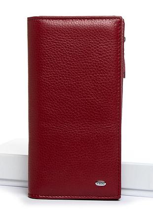 Podium кошелек classic женский кожа dr. bond wmb-3m wine-red