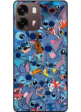 Силиконовый бампер чехол для oppo a6s с картинкой стич stitch
