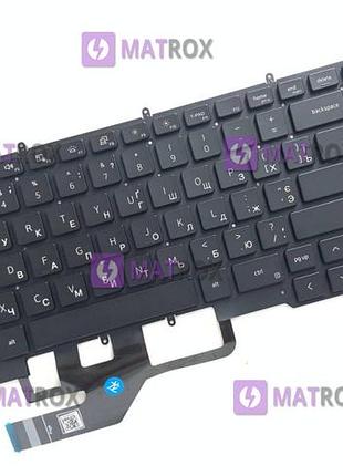 Оригінальна клавіатура для ноутбука dell alienware m17 r3, alienware m17 r4 seris, black, ukr, rgb підсвічування