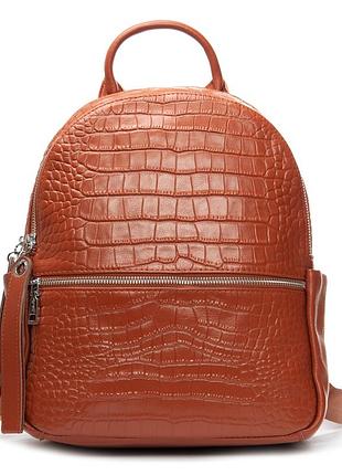 Podium сумка женская рюкзак кожа alex rai 95518-9 camel