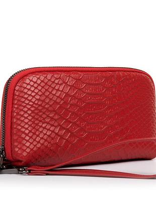 Podium косметичка кожа 60095-3 red 2