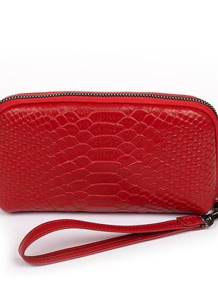 Podium косметичка кожа 60095-3 red 3