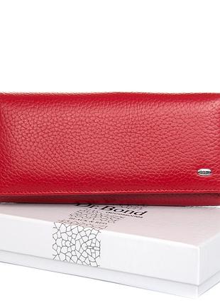 Podium кошелек br женский кожа dr. bond w1-v-4 red-black