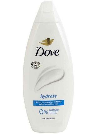 Гель для душу 225мл глибоке живлення і зволоження тм dove 7копійок