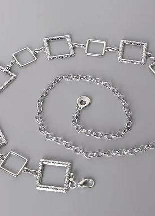 Пояс цепочку paula silver 2
