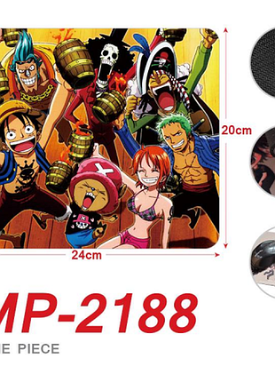 Килимок для миші з персонажами one piece 20 х 24 см 3dtoyslamp