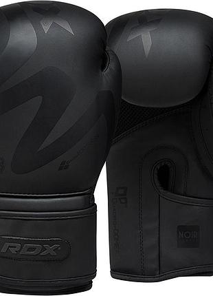 Боксерські рукавиці rdx f15 noir matte black 16 унцій