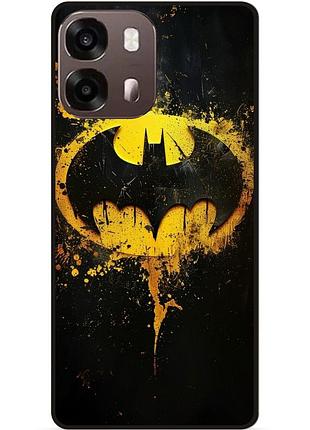 Силіконовий бампер чохол для oppo a6s з малюнком бэтмен dc batman