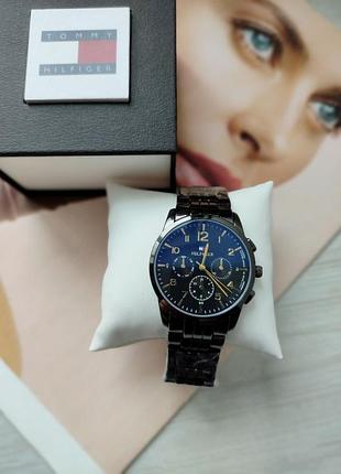 Мужские наручные часы tоmmy hіlfiger silver/black