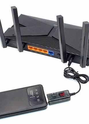 Usb кабель для роутера 9-12v від павербанку dc кабель живлення для wi-fi роутера
