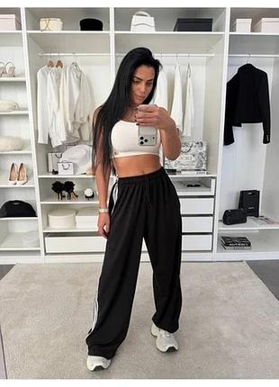 Штани жіночі baggy. тканина двонитка., модель 426, черный
