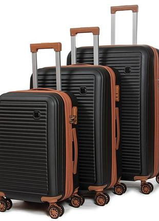 Podium дорожная чемодан 31 abs-пластик fashion a12 black