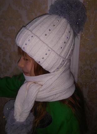 Шапка і шарф зима agbo