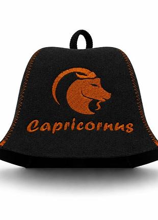 Лазнева шапка luxyart "capricorn" фетр чорний (lx-374)