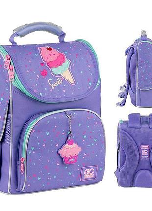 Рюкзак школьный каркасный gopack education summer ice cream go25-5001s-2