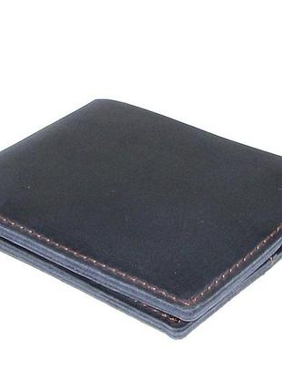 Портмоне dnk leather темно-синее 3