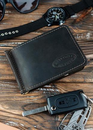 Зажим кожаный для купюр dnk leather dnk-lw-09-col.f коричневый