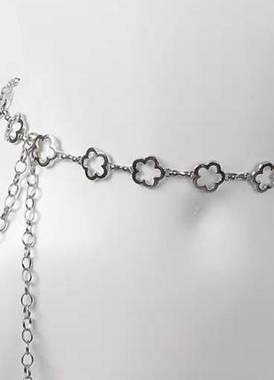 Пояс ланцюжок kleo silver