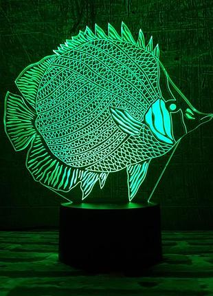 Сменная пластина для 3d ламп "рыбка" 3dtoyslamp