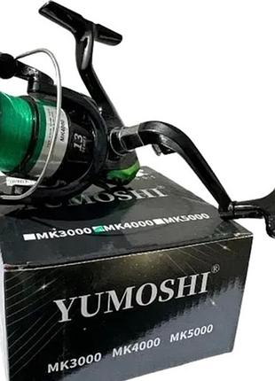 Котушка yumoshi mk3000 green з жилкою (gl7054)