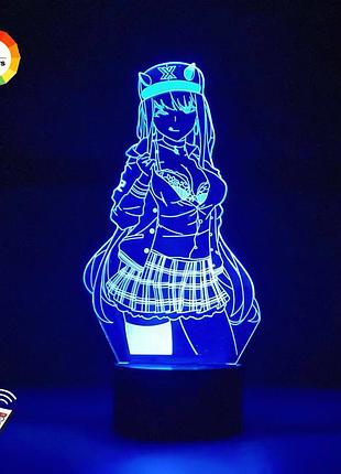 3d ночник "02 (8)" (увеличенное изображение)+ пульт ду+ батарейки (3ааа) 3dtoyslamp