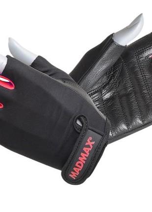 Перчатки для фитнеса madmax mfg-251 rainbow rubine red xs