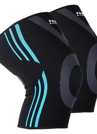 Наколенники power system ps-6021 knee support evo black/blue (пара) l