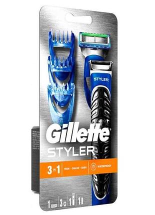 Бритва-стайлер fusion5 proglide styler для моделирования бороды и усов тм gille 7 копійок