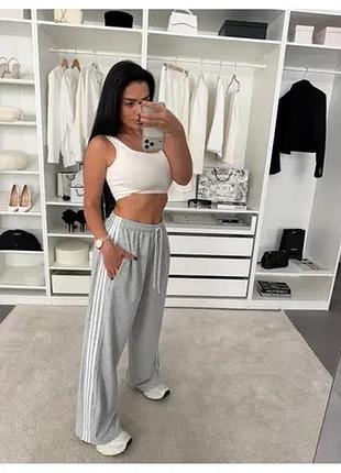 Baggy штани, з лампасами. тканина двонитка., модель 426, меланж