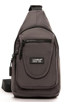 Podium сумка чоловіча на плечо нейлон lanpad 0936 grey бол