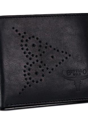 Портмоне мужское buffalo wild n7-02-gg-black